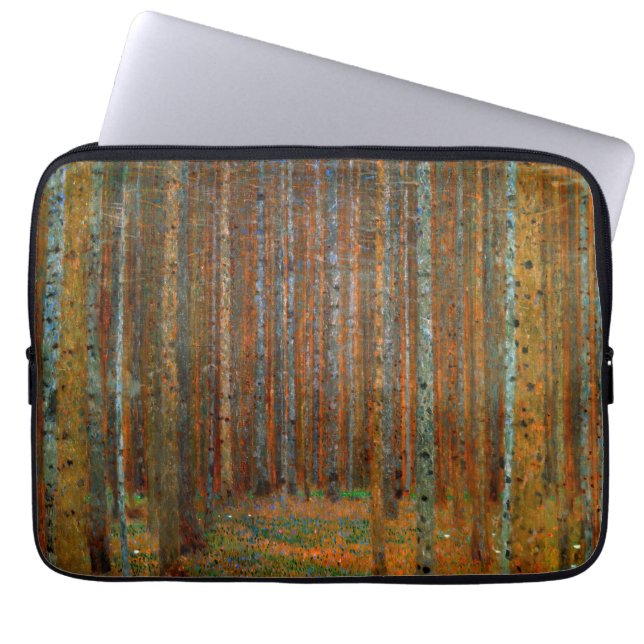 Funda Para Portátil Gustav Klimt - Bosque Pino de Tannenwald (Frente)