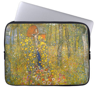 Funda Para Portátil Gustav Klimt Farm Garden con Crucifix