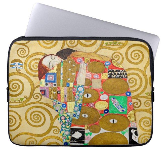 Funda Para Portátil Gustav Klimt Fulfillment Nouveau Couple (Frente)