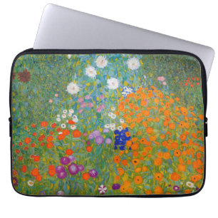 Funda Para Portátil Gustav Klimt - Jardín de flores