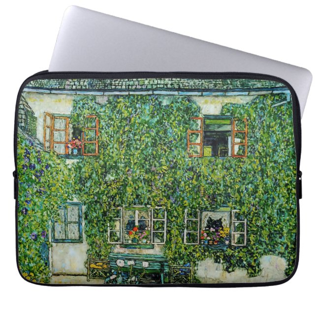 Funda Para Portátil Gustav Klimt - La Casa de la Guardia (Frente)