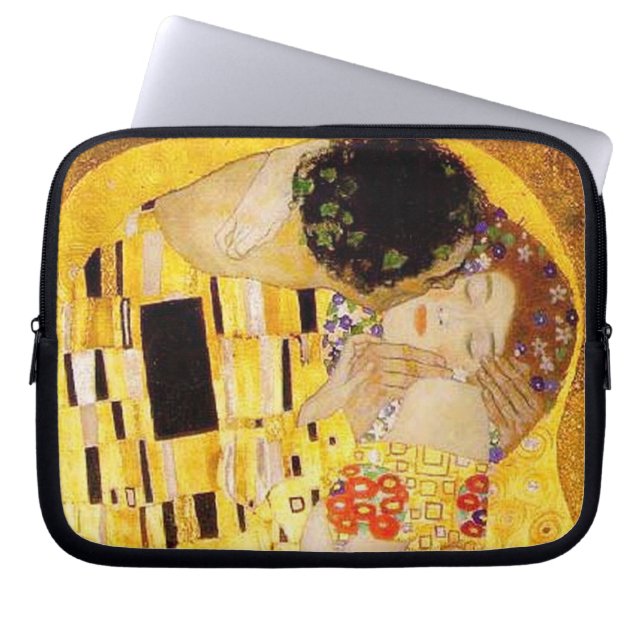 Funda Para Portátil Gustav Klimt La Pintura Clásica Del Beso (Frente)