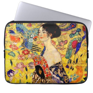 Funda Para Portátil Gustav Klimt Lady con ventilador