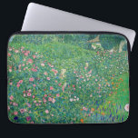 Funda Para Portátil Gustav Klimt - Paisaje de los jardines italianos<br><div class="desc">Paisaje Jardín Italiano / Paisaje Horticultural Italiano - Gustav Klimt,  Petróleo en Lienzo,  1913</div>