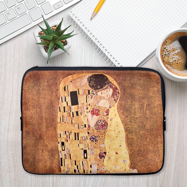 Funda Para Portátil Gustav Klimt, pintador de besos (Subido por el creador)