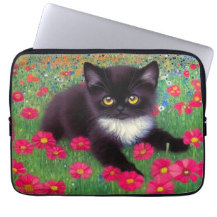 Funda Para Portátil Gustav Klimt Tuxedo Cat