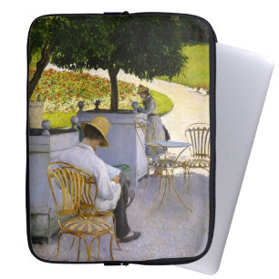 Funda Para Portátil Gustave Caillebotte - Los árboles Naranjas