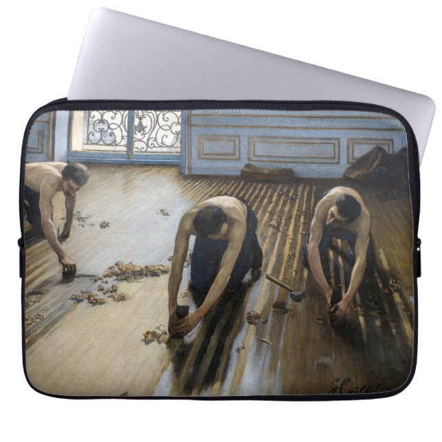 Funda Para Portátil Gustave Caillebotte - Los rascacielos del piso (Frente)
