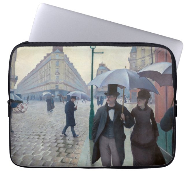 Funda Para Portátil Gustave Caillebotte - Paris Street; Rainy Day (Frente)