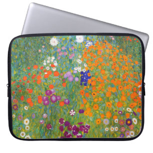 Funda Para Portátil Gustavo Klimt: Jardín de flores