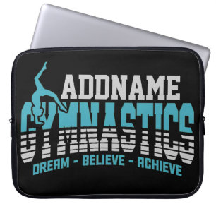 Funda Para Portátil Gymnast ADD NAME Gymnastics Team Backbend Kickover