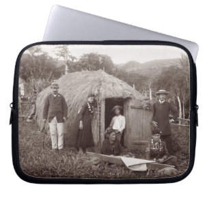 Funda Para Portátil Haciendo Tappa, un paño nativo, c.1875 (foto de l