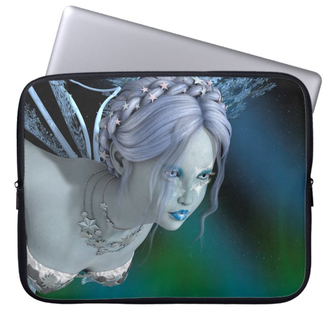 Funda Para Portátil Hada de Invierno (Frente)