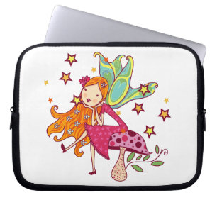 Funda Para Portátil Hada del jardín en seta