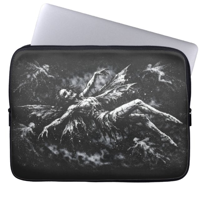 Funda Para Portátil Hada Muerta por BurnsInHell (Frente)