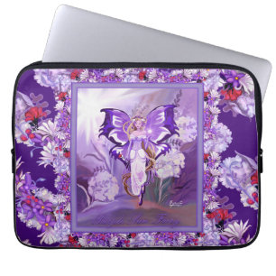 Funda Para Portátil Hada Purple Sun