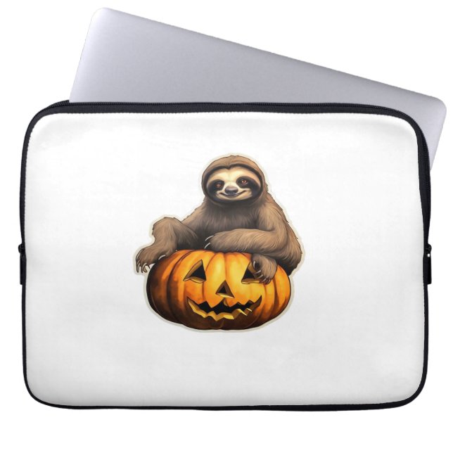Funda Para Portátil Halloween con temática espuma camiseta sobredimens (Frente)