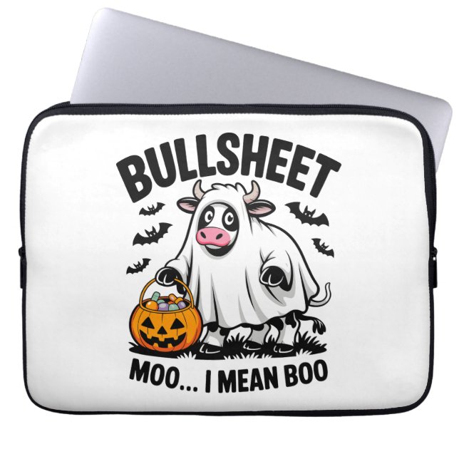 Funda Para Portátil halloween cow (Frente)