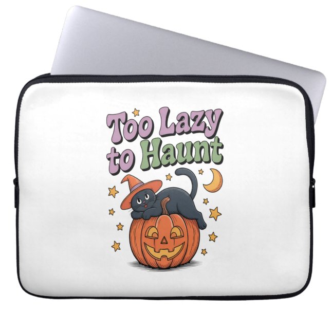 Funda Para Portátil Halloween Lazy Ghost (Frente)