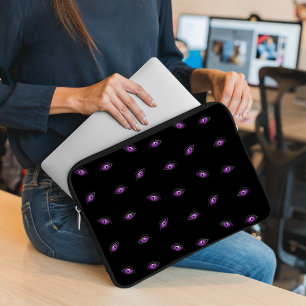 Funda Para Portátil Halloween, Ojos Morados, Truco o Trato, Buu