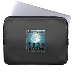 Funda Para Portátil Halloween Si Los Zombies Nos Persiguen_1