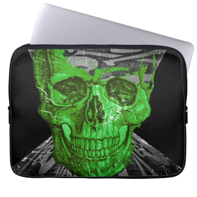 Funda Para Portátil Halloween Skull (Frente)