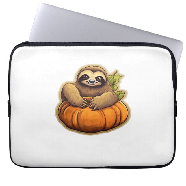 Funda Para Portátil Halloween temático espumoso camiseta sobredimensio (Frente)