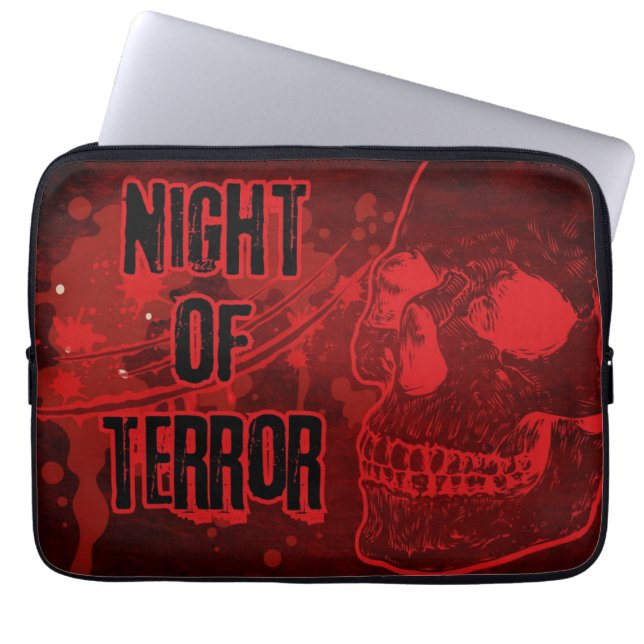 Funda Para Portátil Halloween Terror (Frente)