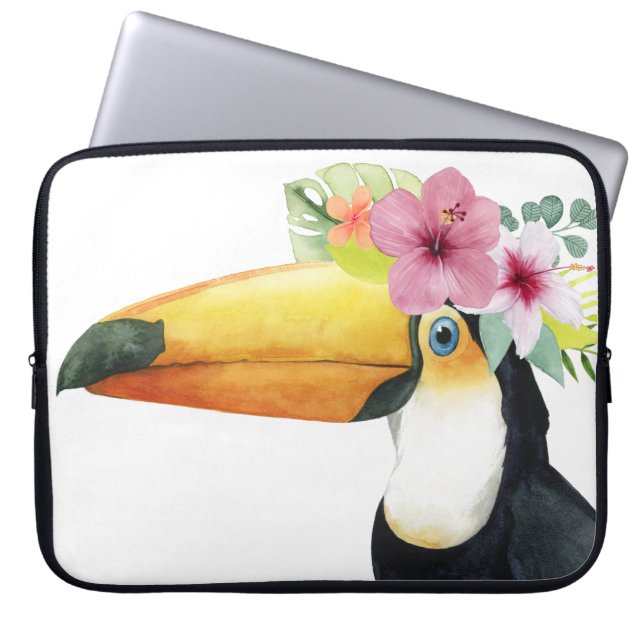 Funda Para Portátil Halo tropical - Toucan (Frente)