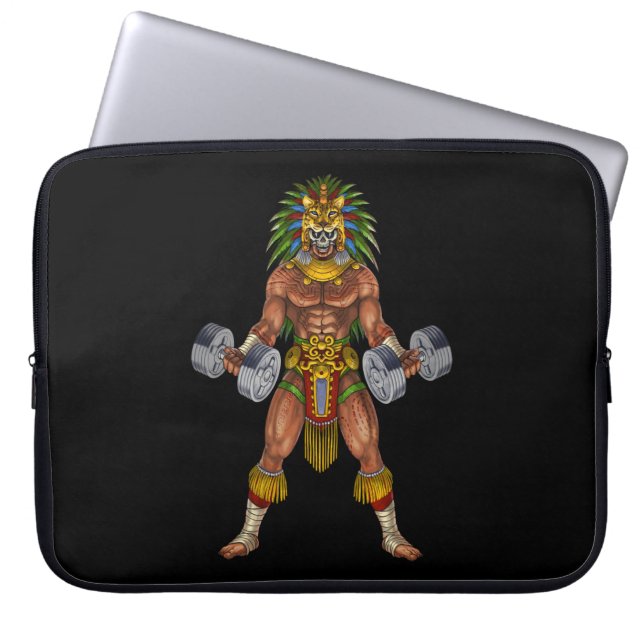 Funda Para Portátil Halterofilia azteca (Frente)