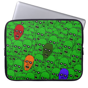 Funda Para Portátil Hambrientas cabezas zombis sin muerte