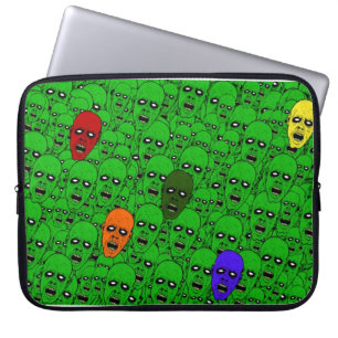Funda Para Portátil Hambrientas cabezas zombis sin muerte
