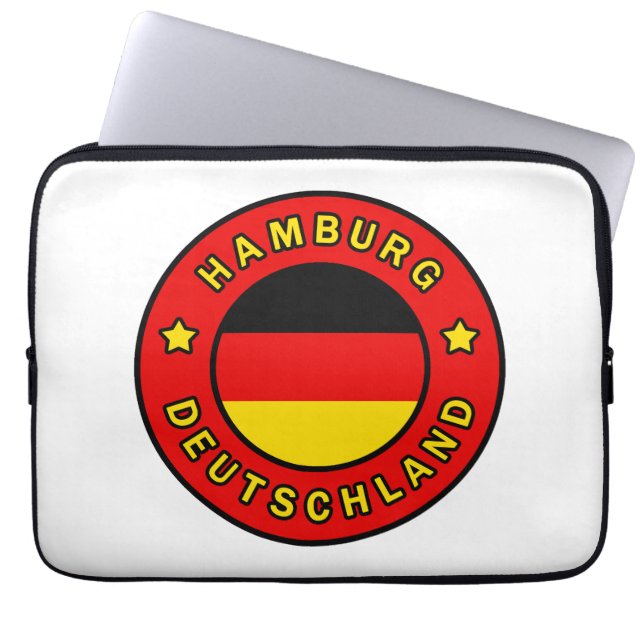 Funda Para Portátil Hamburg Deutschland (Frente)