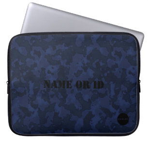 Funda Para Portátil HAMbyWG - Camuflaje en azul marino
