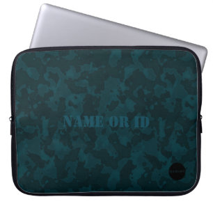 Funda Para Portátil HAMbyWG - Camuflaje en azul-verde Verde azulado