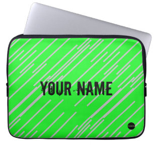 Funda Para Portátil HAMbyWG - Diseño "Lluvia" en cualquier color