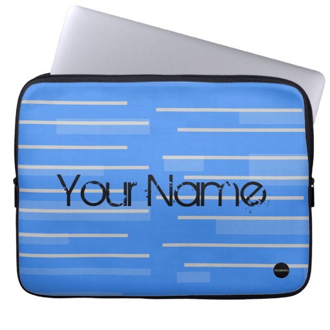Funda Para Portátil HAMbyWG - Diseño "Ninguna barra" en cualquier colo (Frente)