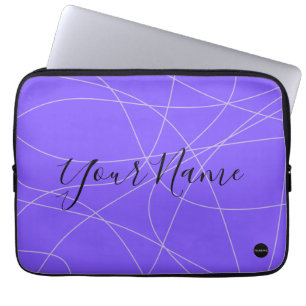 Funda Para Portátil HAMbyWG - Diseño "Squiggle" en cualquier color