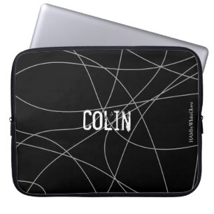 Funda Para Portátil HAMbyWG - Patrón de cadena en cualquier fondo de c