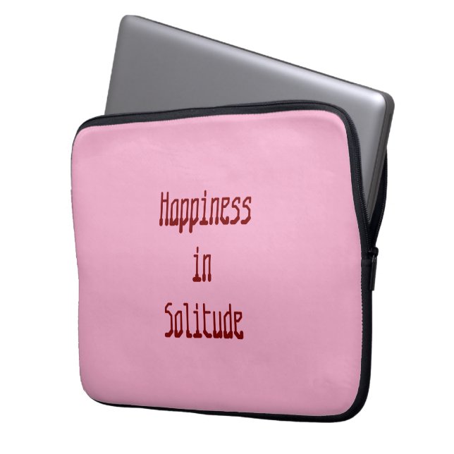 Funda Para Portátil Happiness in Solitude Electronics Bag (Anverso izquierdo)