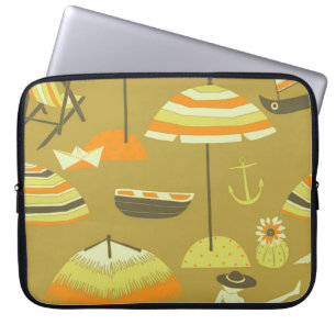 Funda Para Portátil Happy Summertime Fun Seless Pattern