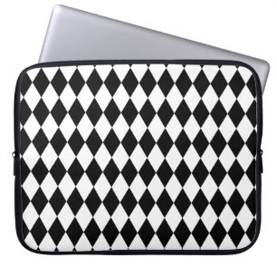 Funda Para Portátil Harlequin Blanco y negro