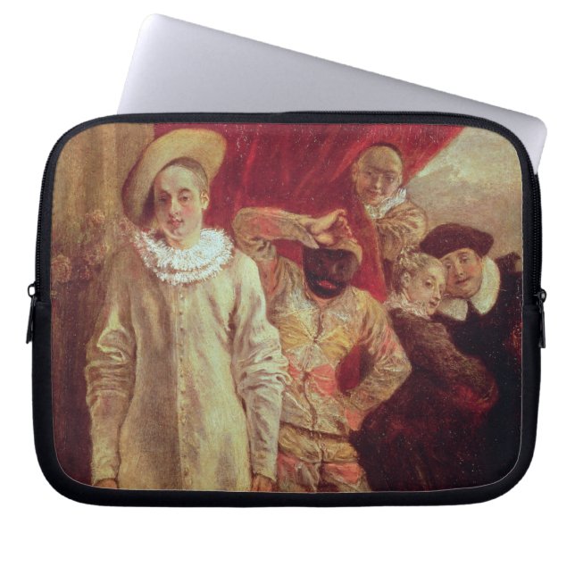 Funda Para Portátil Harlequin, Pierrot y Scapin, actores de COM (Frente)