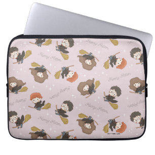 Funda Para Portátil HARRY POTTER™, Hermione y Ron Flying Pattern