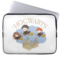 HARRY POTTER™, Hermione, y Ron vuelan sobre HOGWAR
