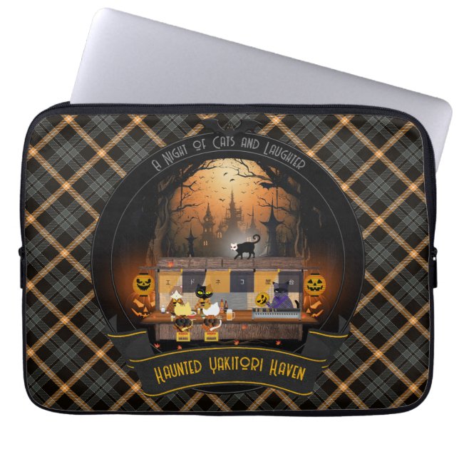 Funda Para Portátil Haunted Yakitori Haven (Frente)