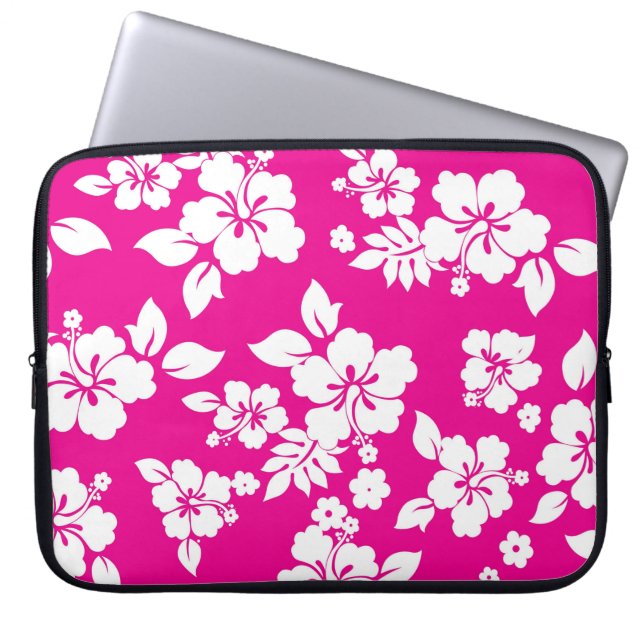 Funda Para Portátil Hawai rosa (Frente)