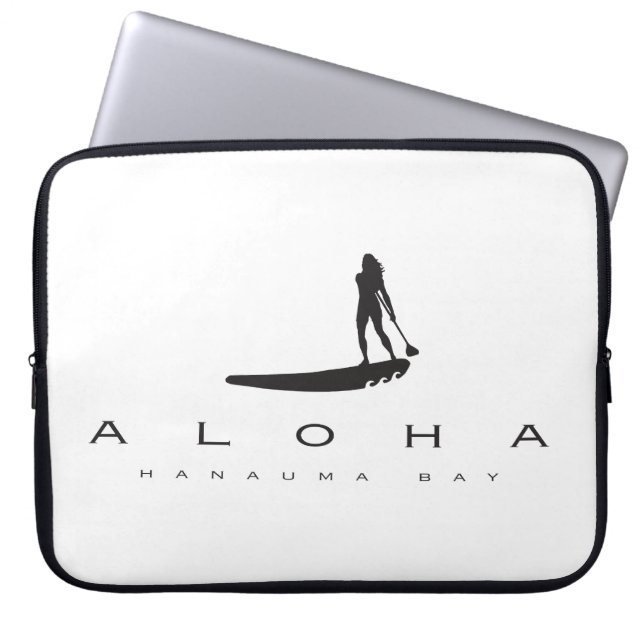 Funda Para Portátil Hawaii se levanta para remar (Frente)