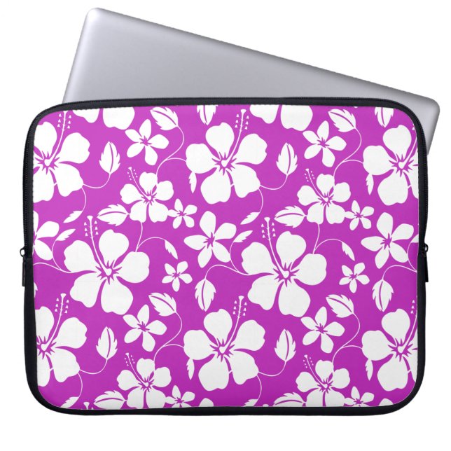 FUNDA PARA PORTÁTIL HAWAIIAN HULA (HIBISCUS) BERRY (Frente)