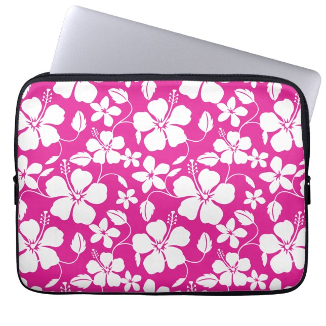 FUNDA PARA PORTÁTIL HAWAIIAN HULA (HIBISCUS) ROPA CALIENTE (Frente)
